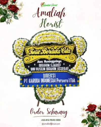 Papan Bunga Duka di Sarinagen