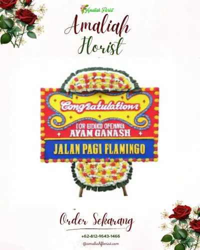 Bunga Papan Congratulation di Sarinagen